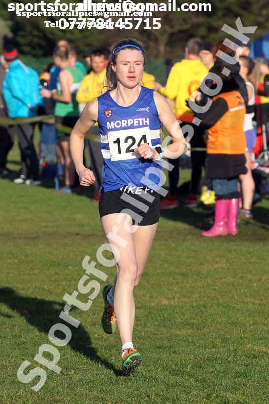 Senior womens 2020 Birtley Cross Country Relay, County Durham.  Photo: David T. Hewitson/Sports for All Pics